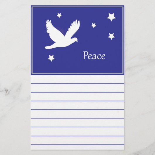Peace Dove Briefpapier (Voorkant)