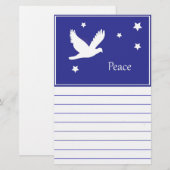 Peace Dove Briefpapier (Voorkant / Achterkant)