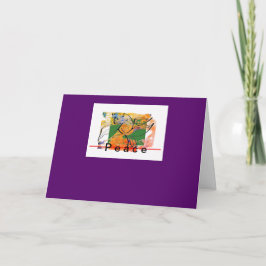 Peace Dove Bright wenskaart Hope Kaart