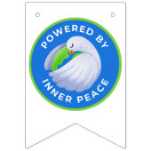 Peace Dove Bunting Banner - Aangedreven door inner (Tweede vlag)