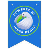 Peace Dove Bunting Banner - Aangedreven door inner (Derde vlag)
