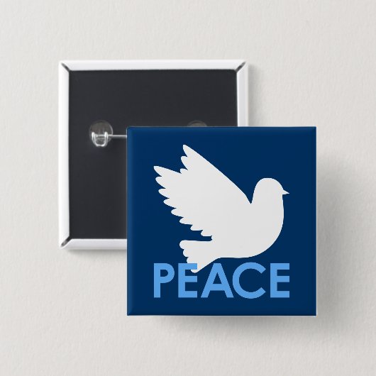 Peace Dove Button (Voorkant /achterkant)