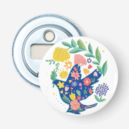 Peace Dove Button Flesopener