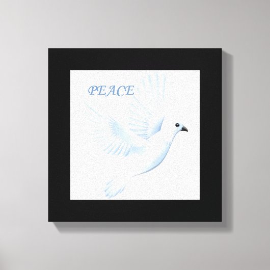 PEACE DOVE CANVAS AFDRUK (Voorkant)
