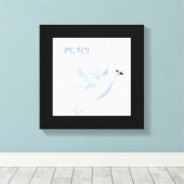 PEACE DOVE CANVAS AFDRUK (Insitu (Houten vloer))