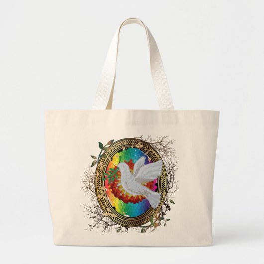 Peace Dove Canvas tas (Voorkant)