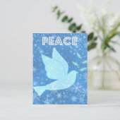 Peace Dove Christmas Briefkaart (Staand voorkant)