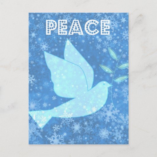Peace Dove Christmas Briefkaart (Voorkant)