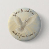 Peace Dove Custom Button Design... (Voorkant)
