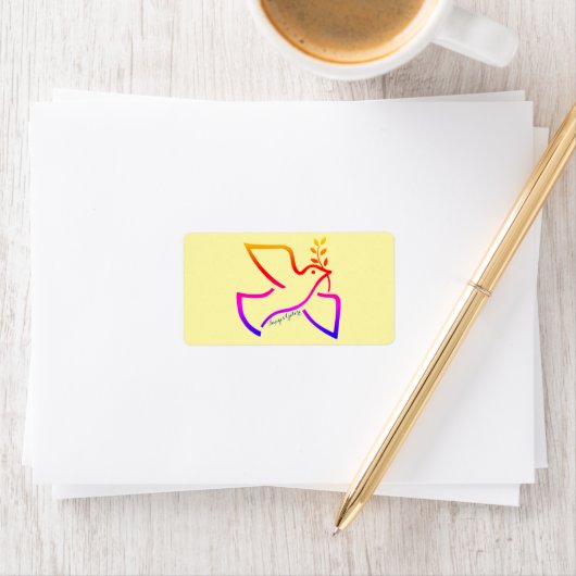 Peace Dove Etiket (Insitu)