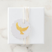 Peace Dove Folie Favor Tags (Met doos)