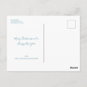 Peace Dove geïllustreerd Kerst Briefkaart (Achterkant)