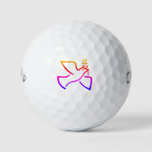 Peace Dove Golfballen (Voorkant)