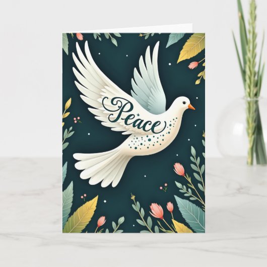 Peace Dove Greeting Card Kaart (Voorkant)