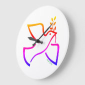 Peace Dove Grote Klok (Hoek)