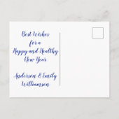 Peace Dove Happy New Year Briefkaart (Achterkant)