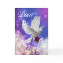 Peace Dove Holiday Card