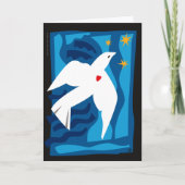 Peace Dove Holiday Kaart (Voorkant)