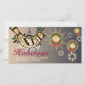 Peace Dove Holiday Love Joy Wenskaart Feestdagenkaart (Voorkant)