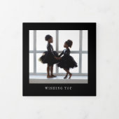 Peace Dove Holiday Multi Foto Drieluik Wenskaart (Cover)