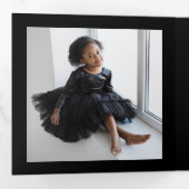 Peace Dove Holiday Multi Foto Drieluik Wenskaart (Binnenzijde eerst)