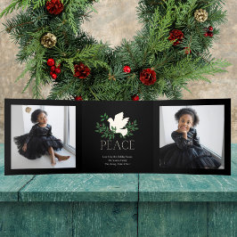 Peace Dove Holiday Multi Foto Drieluik Wenskaart