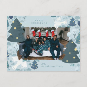 Peace Dove Illustrated Holiday Kaart