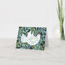 Peace Dove Illustrated Kerstmis