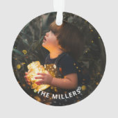 Peace Dove Illustrated Kerstmis Ornament (achterkant)