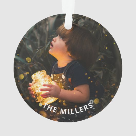 Peace Dove Illustrated Kerstmis Ornament (achterkant)