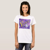 Peace Dove Inspirerend Word Art T-shirts (Voorkant volledig)