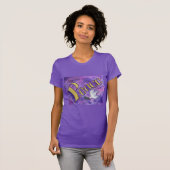 Peace Dove Inspirerend Word Art T-shirts (Voorkant volledig)
