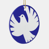 PEACE DOVE KERAMISCH ORNAMENT (Rechts)