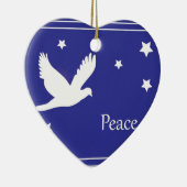 Peace Dove Keramisch Ornament (Rechts)