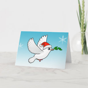 Peace Dove Kerstmis Feestdagen Kaart
