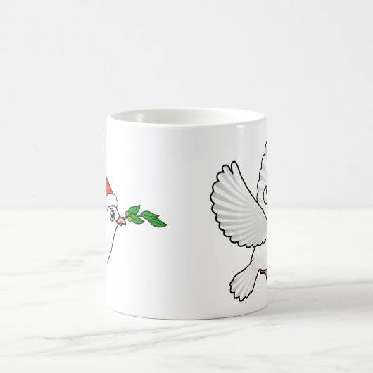 Peace Dove Kerstmis Koffiemok (Center)