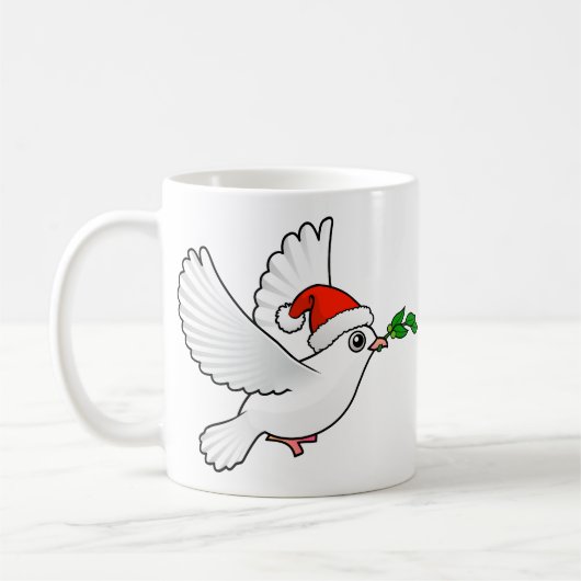Peace Dove Kerstmis Koffiemok (Links)