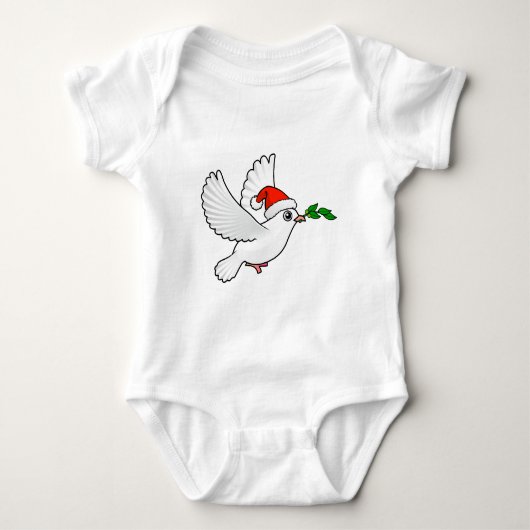 Peace Dove Kerstmis Romper (Voorkant)