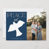 Peace Dove kerstontwerp Feestdagenkaart (Voorkant)