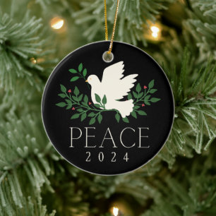 Peace Dove Kerstvakantie Ornament