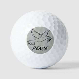 Peace Dove Key Chain with scripture Golfballen