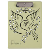 Peace Dove Klembord (Voorkant)