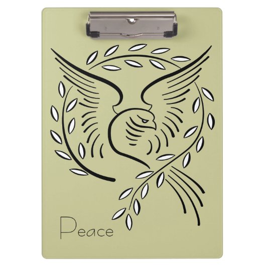 Peace Dove Klembord (Voorkant)