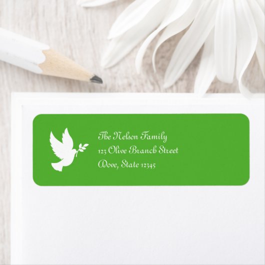 Peace Dove Label (Insitu)