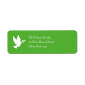 Peace Dove Label (Voorkant)