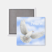 Peace Dove Magnet (Voorkant / Achterkant)