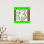 Peace Dove - Mandala Poster - met Quote.1 (Keuken)