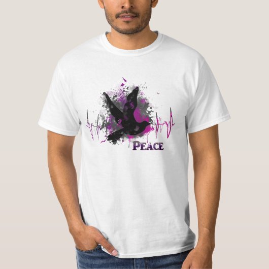Peace Dove Mannen T-shirt (Voorkant)
