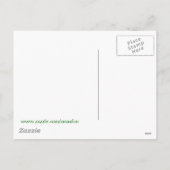 Peace Dove met Holly Kaarten, Briefkaarten, Sticke Feestdagenkaart (Achterkant)