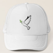 Peace Dove met Olive Branch Trucker Pet (Voorkant)